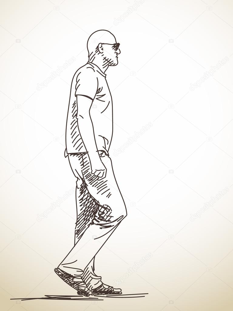 walking man